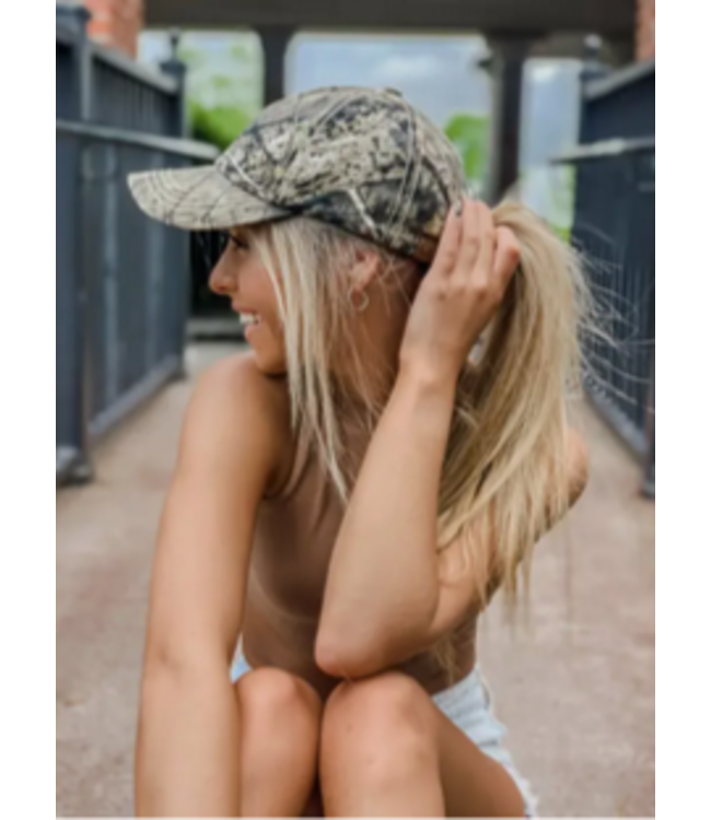 C.C Beanie Mossy Oak Mini Break-Up Camouflage Ball Cap