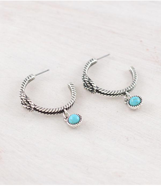 YK Trading Rope Knot Hoop Earrings