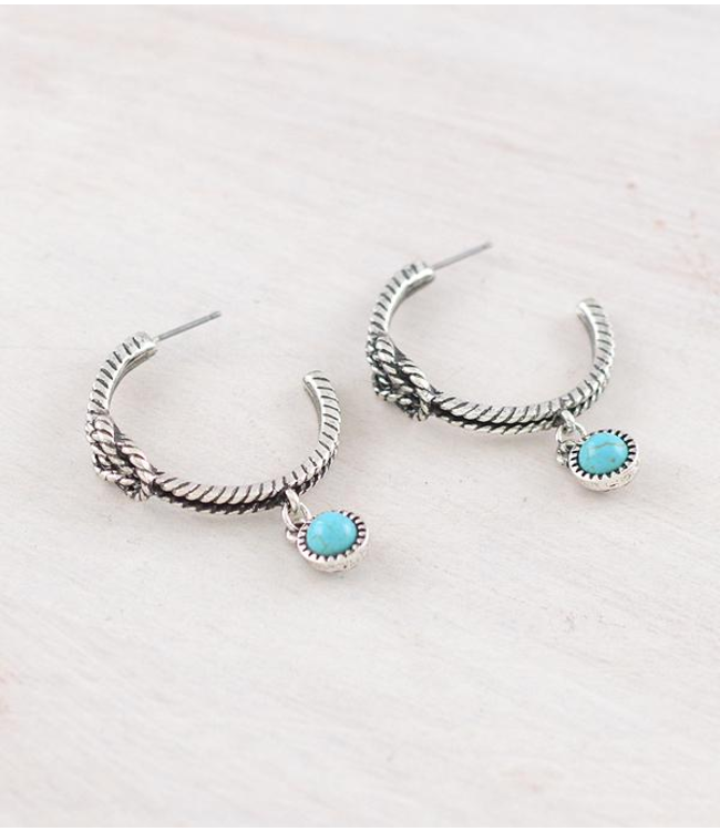 YK Trading Rope Knot Hoop Earrings