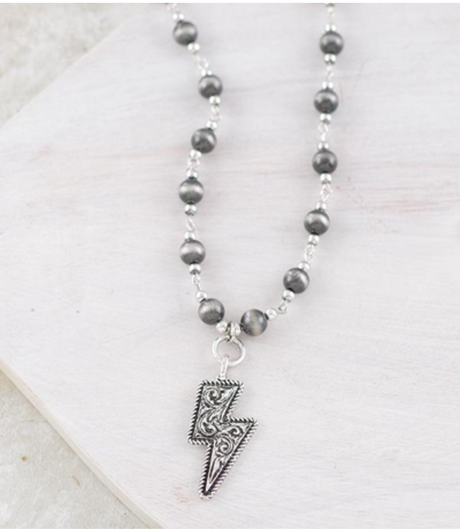 YK Trading Tooling Look Ace Navajo Pearl Bead Necklace