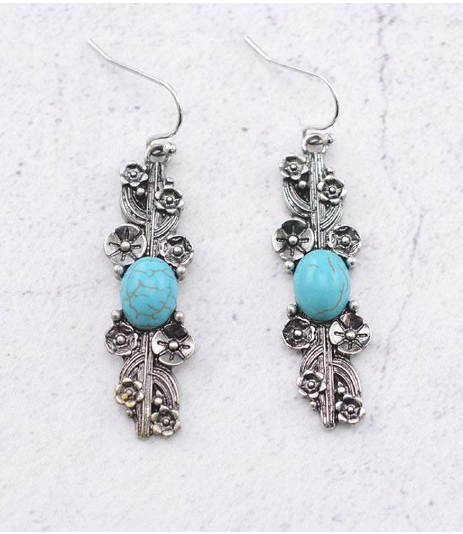 YK Trading Turquoise Drop Earrings