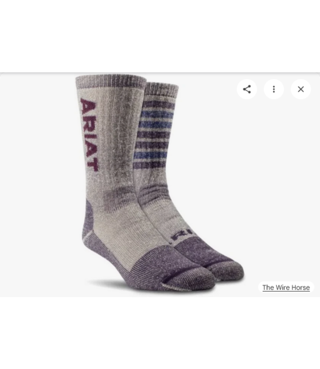 Ariat Midweight Merino Wool Blend Steel Toe Work