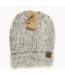C.C Beanie Fuzzy Two Tone Beanie