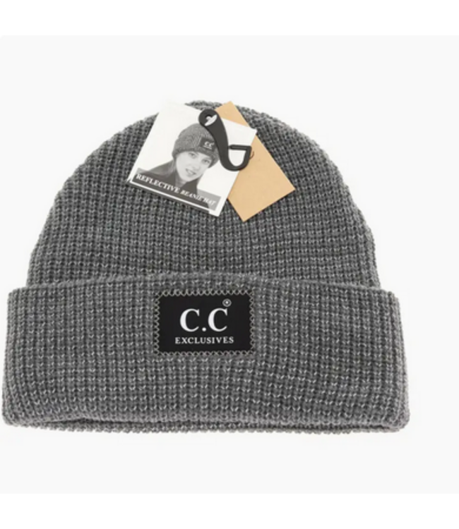 C.C Beanie Reflective Solid Unisex C.C Beanie