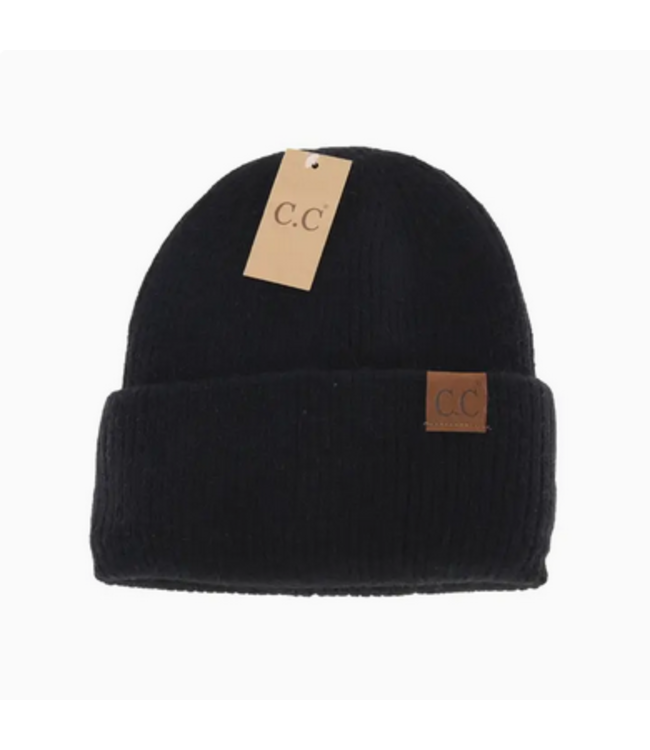 C.C Beanie Ribbed Double Cuff C.C Beanie