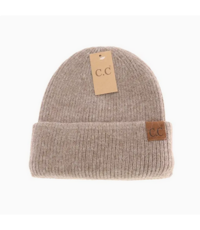 C.C Beanie Ribbed Double Cuff C.C Beanie