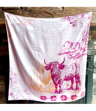 TC Ranchwear LLC TC Printed Wild Rag Highland Rose