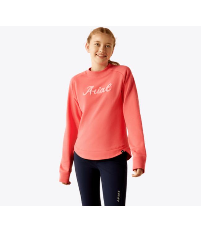 Ariat Youth Ariat Benicia Sweatshirt - Coral Paradise