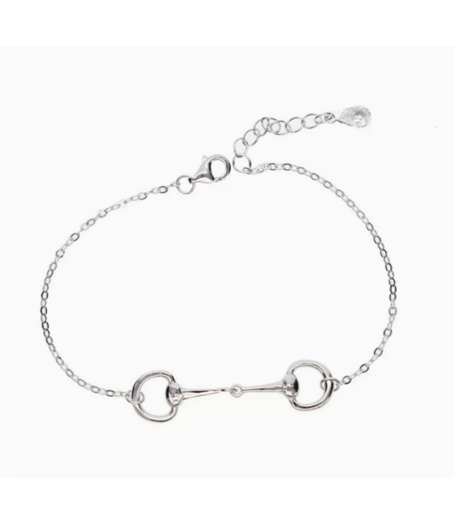 Westrian (Formerly Equipage) Single Sterling Silver English Snaffle Horse Bit Bracelet