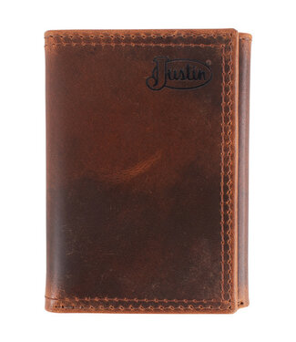 Justin Justin Mens Trifold Wallet