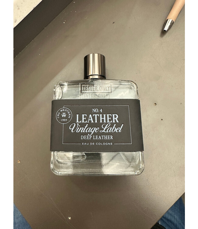 Tru Fragrance Tru Leather Vintage Label No. 4