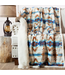 Wrangler Stack Rock Southwest Plush Sherpa Throw