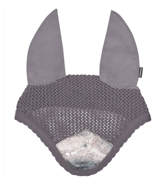 Weatherbeeta Prime Marble Shimmer Ear Bonnet Grey