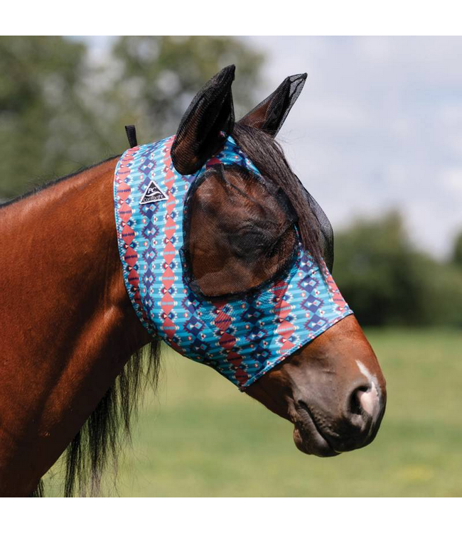 Professional's Choice ComfortFit Lycra Fly Mask Canyon Horse