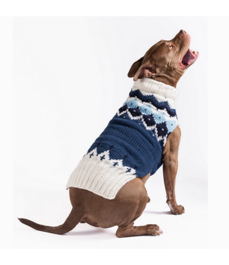 Chilly Dog Ski Bum Dog Sweater Midnight M