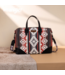 Wrangler Wrangler Sherpa Aztec Canvas Duffle Bag