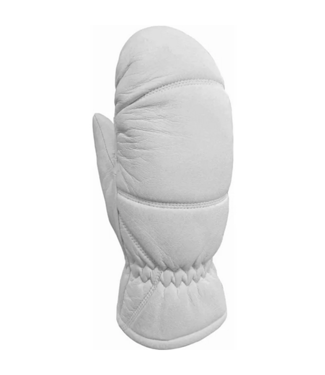 Hand Armor Gloves White Goat Leather Winter Mitt