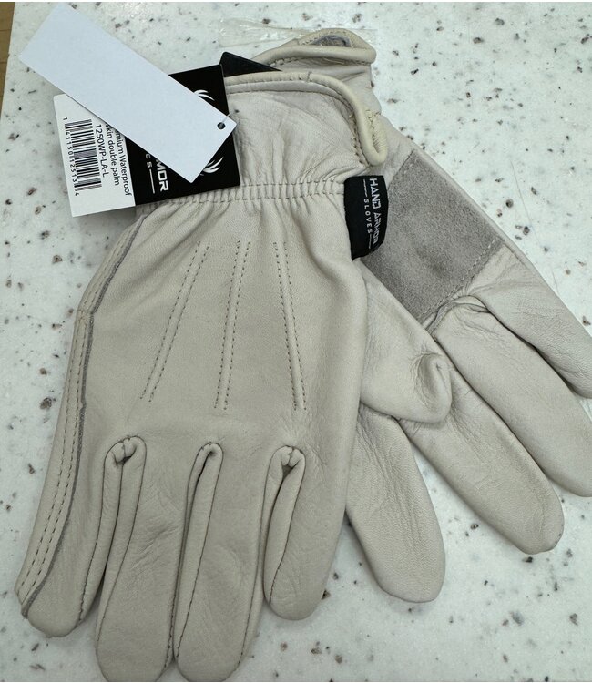 Hand Armor Gloves Ladies Premium Waterproof Double Palm Cowskin Gloves