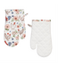 Evergreen Enterprises Petal Plow Kitchen Gift Set Oven Mitt and Pot Holder Set of 2
