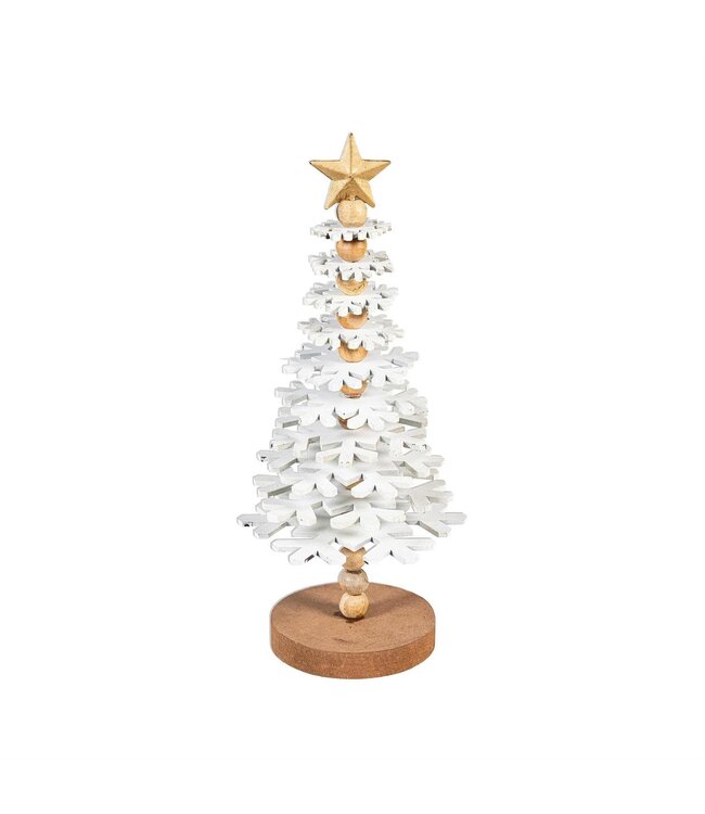 Evergreen Enterprises Season to Sparkle Table Décor Snowflake Christmas Tree