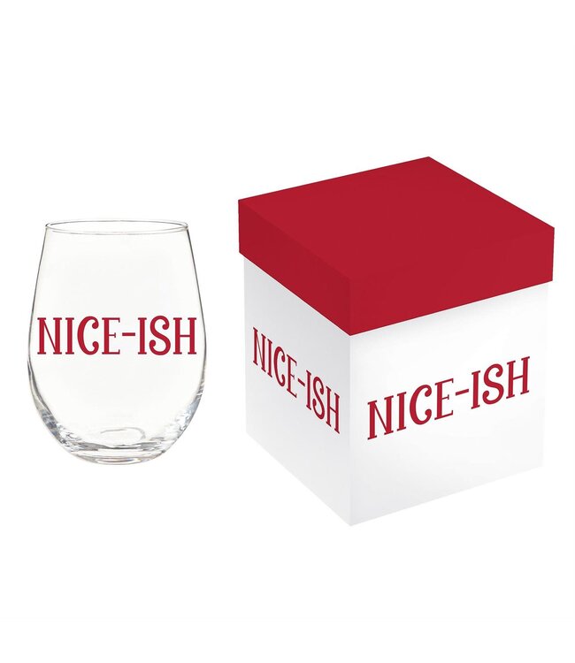 Evergreen Enterprises Christmas Vacation Stemless Wine Glass Nice-ish