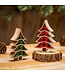 Evergreen Enterprises Woodland Storybook Buffalo Check Tabletop Tree Decor
