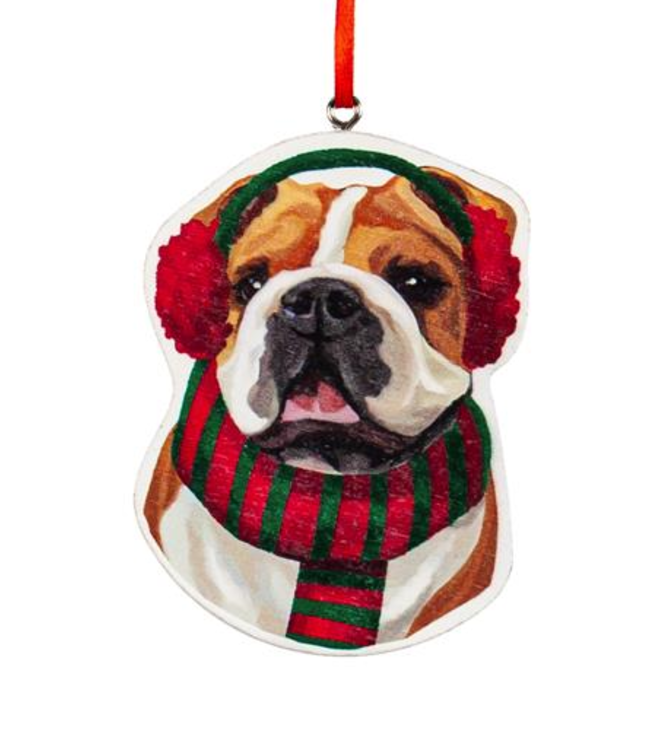 Youngs Wood Dog Pet Ornament