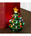 Evergreen Enterprises Joyful Traditions LED Table Decor Ceramic Mini Tree Color Changing 5"