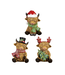 Evergreen Enterprises Woodland Storybook Table Décor Holiday Highland Cow Resin 4.5"H