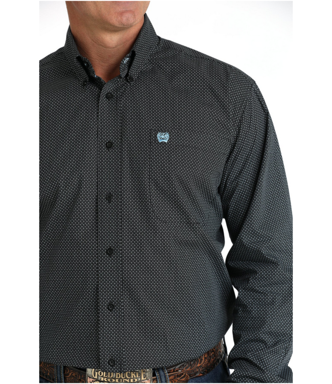 Cinch Mens Geometric Print L/S Western Shirt