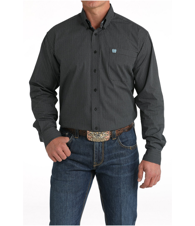 Cinch Mens Geometric Print L/S Western Shirt