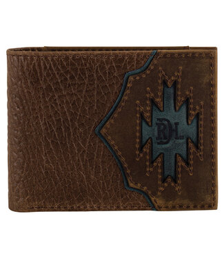 Red Dirt Hat Co. Red Dirt Hat Bifold Wallet Yoke W/Teal Inlay