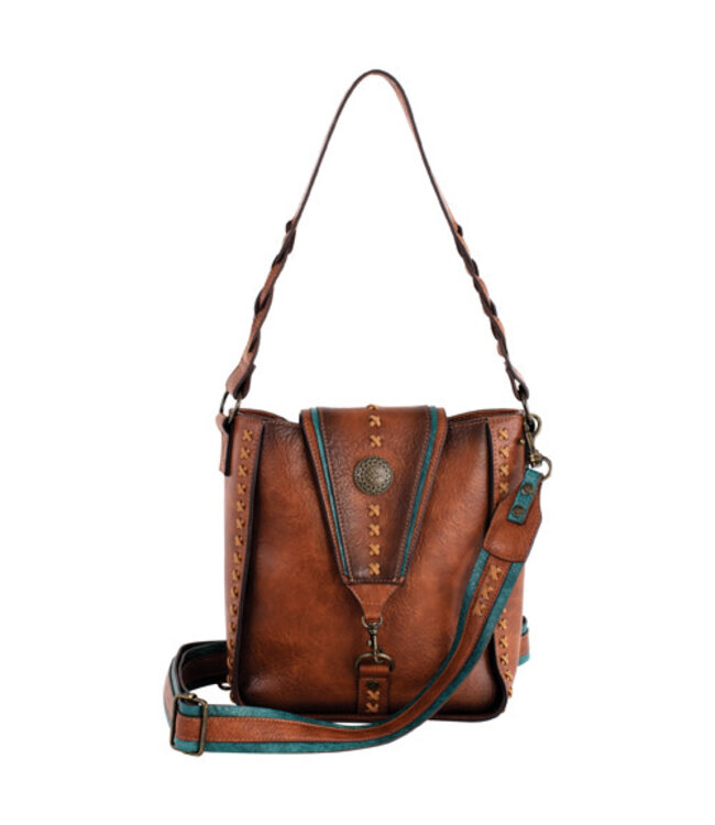 Red Dirt Hat Co. Red Dirt Hat Crossbody Tan W/Concho