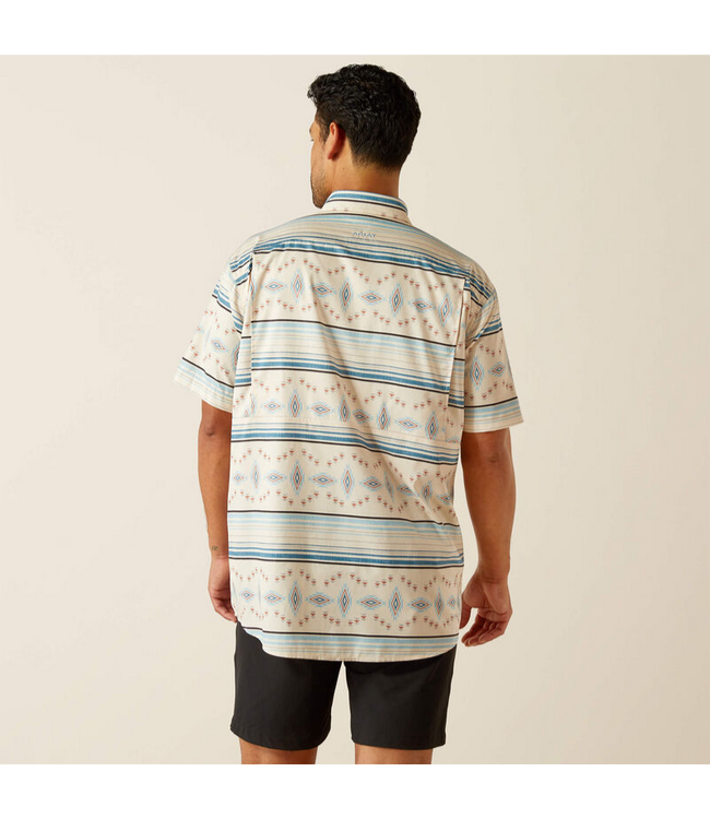 Ariat Mens VentTEK Classic Fit Shirt - Moonbeam