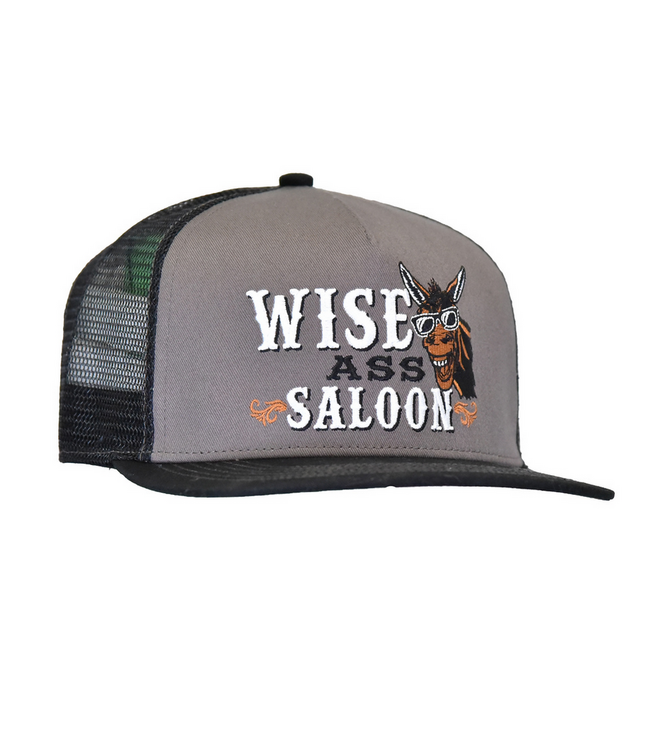 Cowboy Hardware Wise Ass Saloon Charcoal/Black Cap