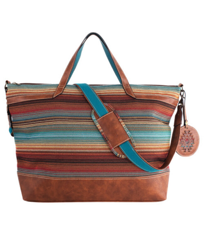 Catchfly Catchfly Weekender Southwestern Stripped Tote