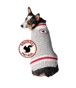 Chilly Dog Squirrel Patrol Patch Dog Sweater