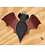 Beyond the Barn Leather Bat Key Fob Chain Purse Charm BTB