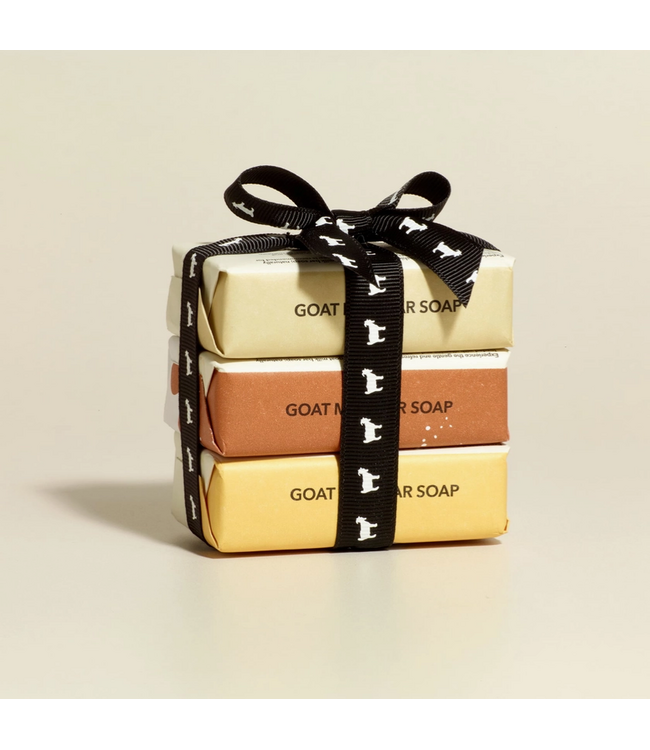 Dionis 3 oz Warm & Sweet Goat Milk Bar Soap Set of 3