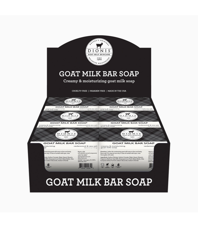 Dionis 6 oz Cedarwood & Sea Salt Bar Soap