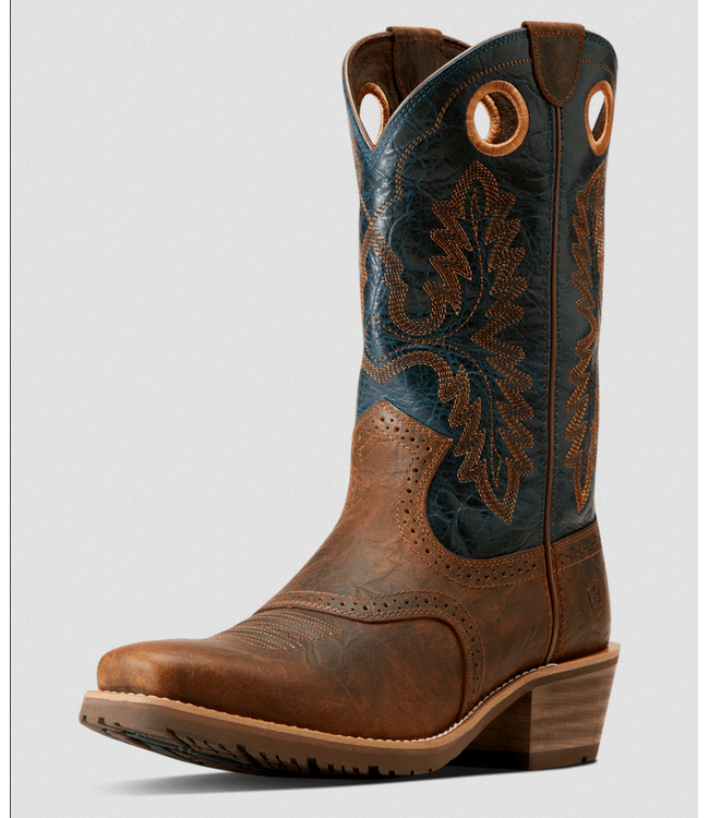 Ariat Mens Hybrid Roughstock Fiery Brown Crunch