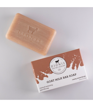 Dionis 6 oz Creamy Coconut & Oats Goat Milk Bar Soap