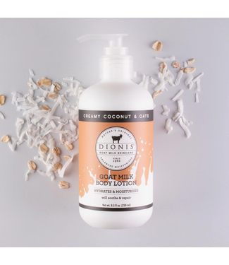 Dionis 8.5 oz Creamy Coconut & Oats Goat Milk Body Lotion