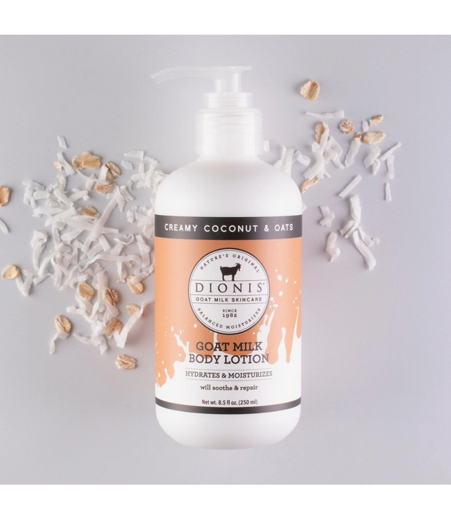 Dionis 8.5 oz Creamy Coconut & Oats Goat Milk Body Lotion
