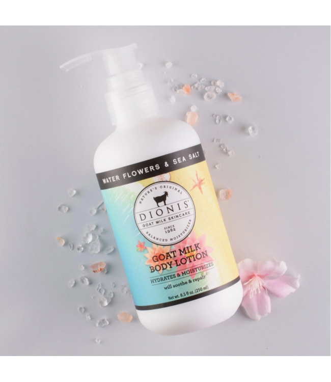 Dionis 8.5 oz Water Flowers & Sea Salt Goat Milk Body Lotion