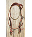 Beyond the Barn Handmade Bridle Headstall Pinstripe Star Trees BTB