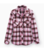 Back in the Saddle Pink Chocolate Flannel Shirt