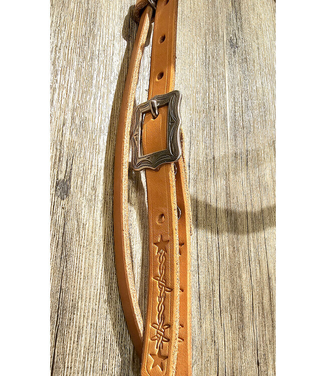 Beyond the Barn Handmade Bridle Headstall Braided Barbed Wire BTB