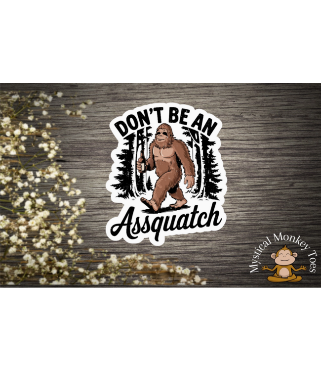 Mystical Monkey Toes Funny Vinyl Assorted Stickers