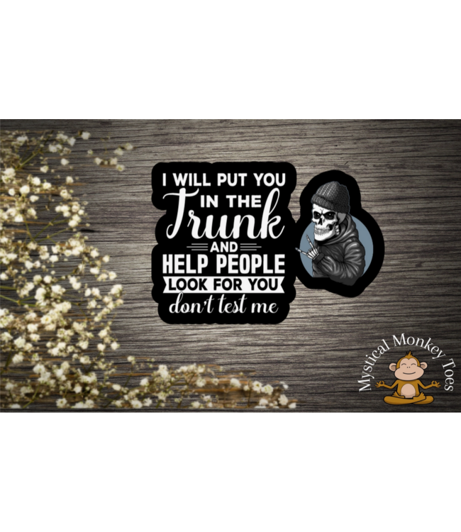 Mystical Monkey Toes Funny Vinyl Assorted Stickers